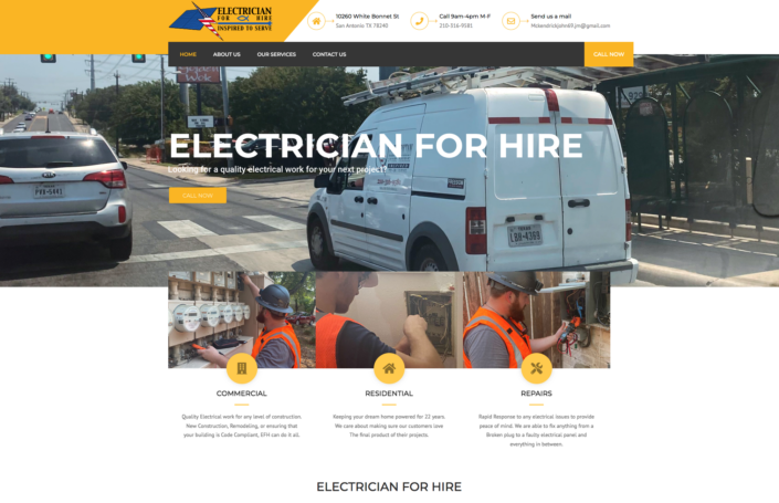 EFH Electrician for Hire